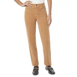 Jones New York Women's Lexington Corduroy Straight-Leg Pants Tan Caramel 6